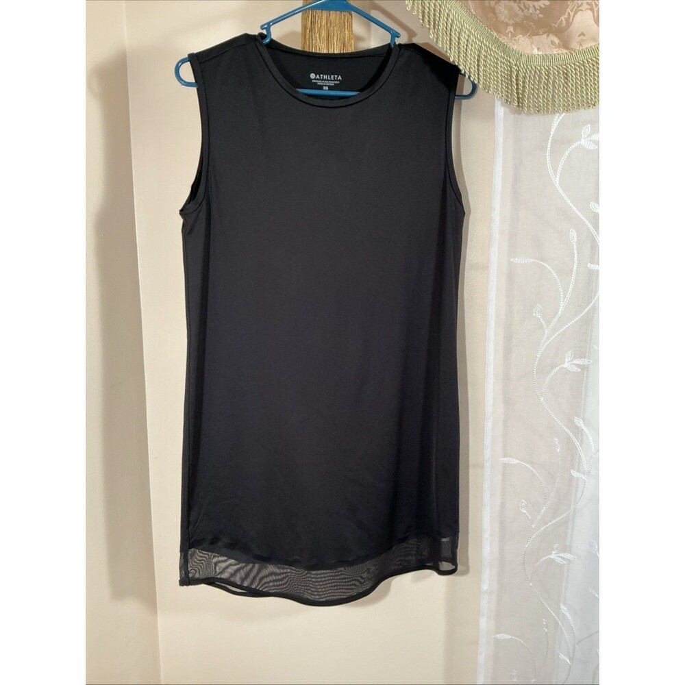 Athleta Women’s Black Casual Sleeveless Nylon Dress Sz XS